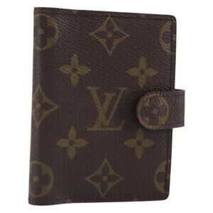 LOUIS VUITTON Monogram Agenda Mini Day Planner Cover R20007 LV Auth 161764